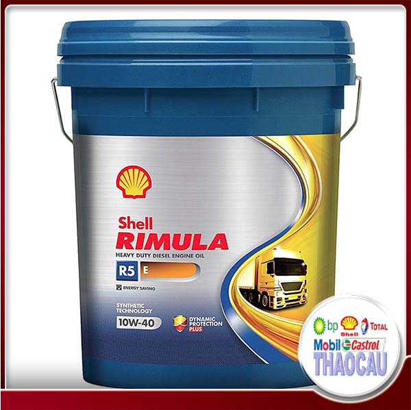 Dầu nhớt Shell Rimula R5E 10W40 CI-4